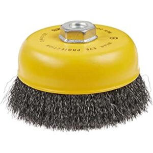 DEWALT Cepillo para copa de alambre prensado acero al_1