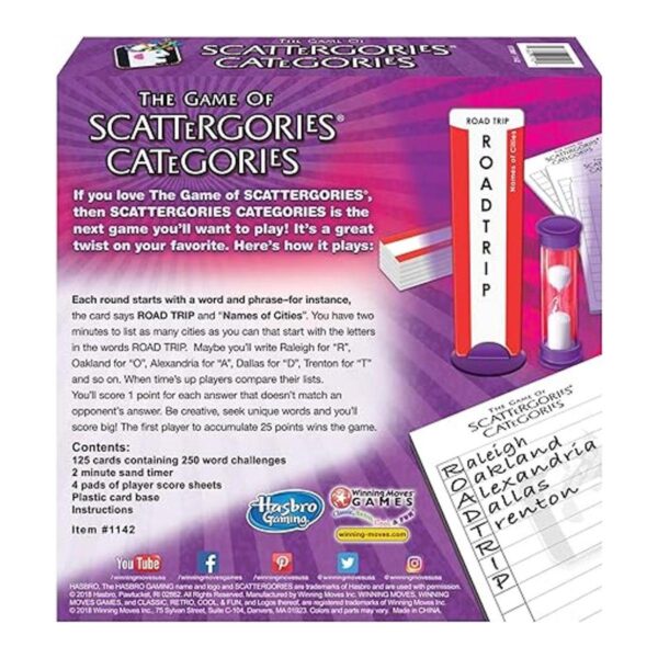 Scattergories Categorías Un toque nuevo en el juego_2