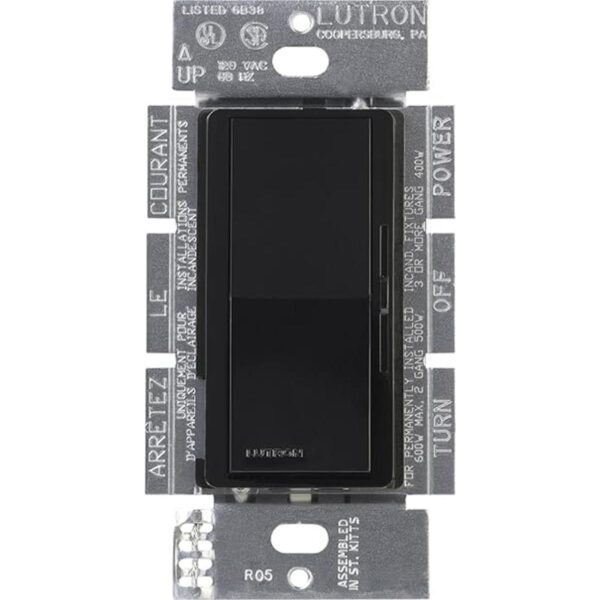 Lutron DVLV600PBL Diva Regulador magnético de bajo_1