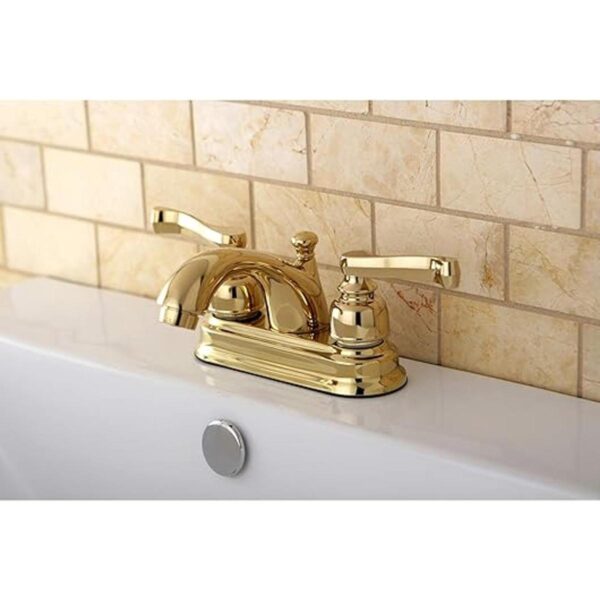 Kingston Brass KB5602FL Grifo de lavabo central 4.0 in_2