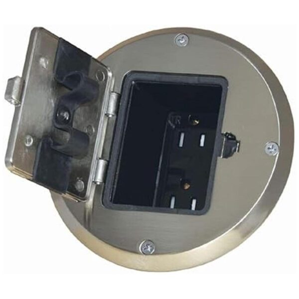 Hubbell Raco 15A TR Dispositivo y caja de acero ajustable