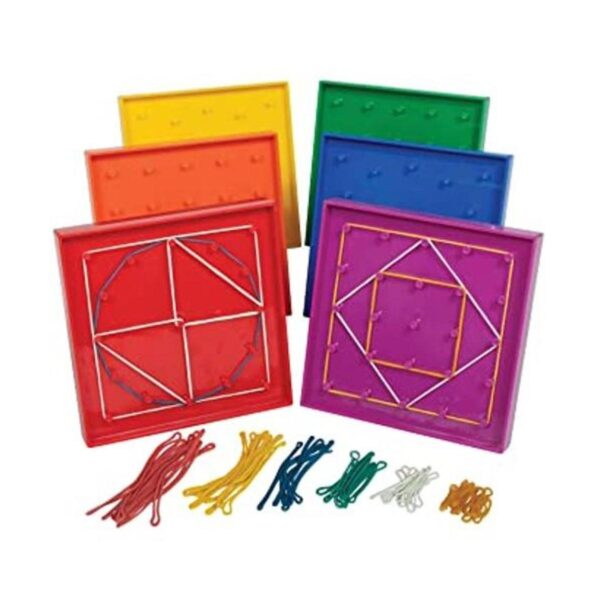 Aprendizaje Advantage 7728 Geo juntas de plástico 5 x 5