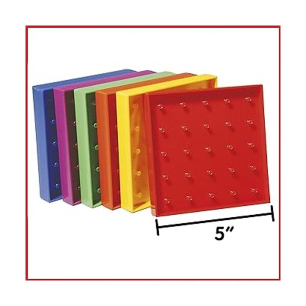 Aprendizaje Advantage 7728 Geo juntas de plástico 5 x 5
