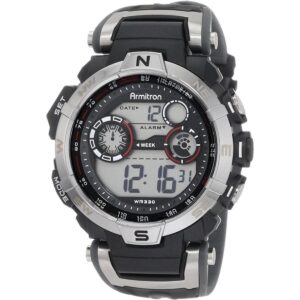 Armitron Sport Reloj digital 408231RDGY para hombre Gris_1