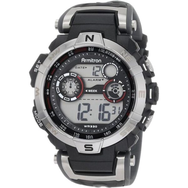 Armitron Sport Reloj digital 408231RDGY para hombre Gris_1