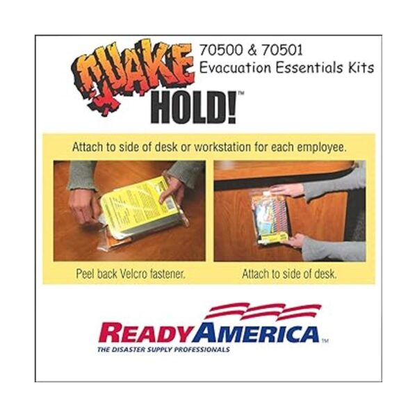 QuakeHOLD Evacuation Essentials Plus Kit terremoto_2