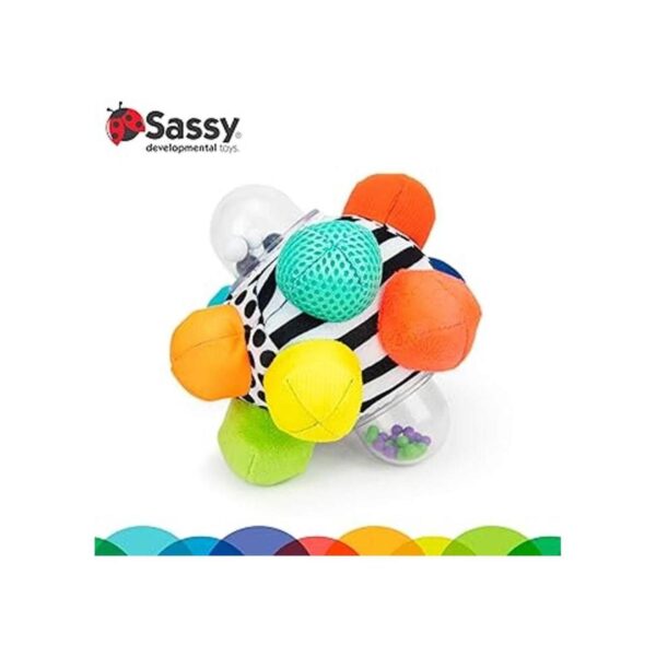 Sassy Developmental Bumpy Ball Azul_2