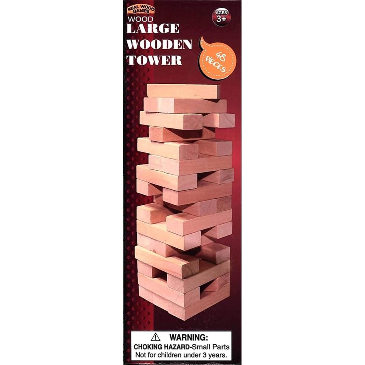 Gran torre de madera juego de 48 piezas