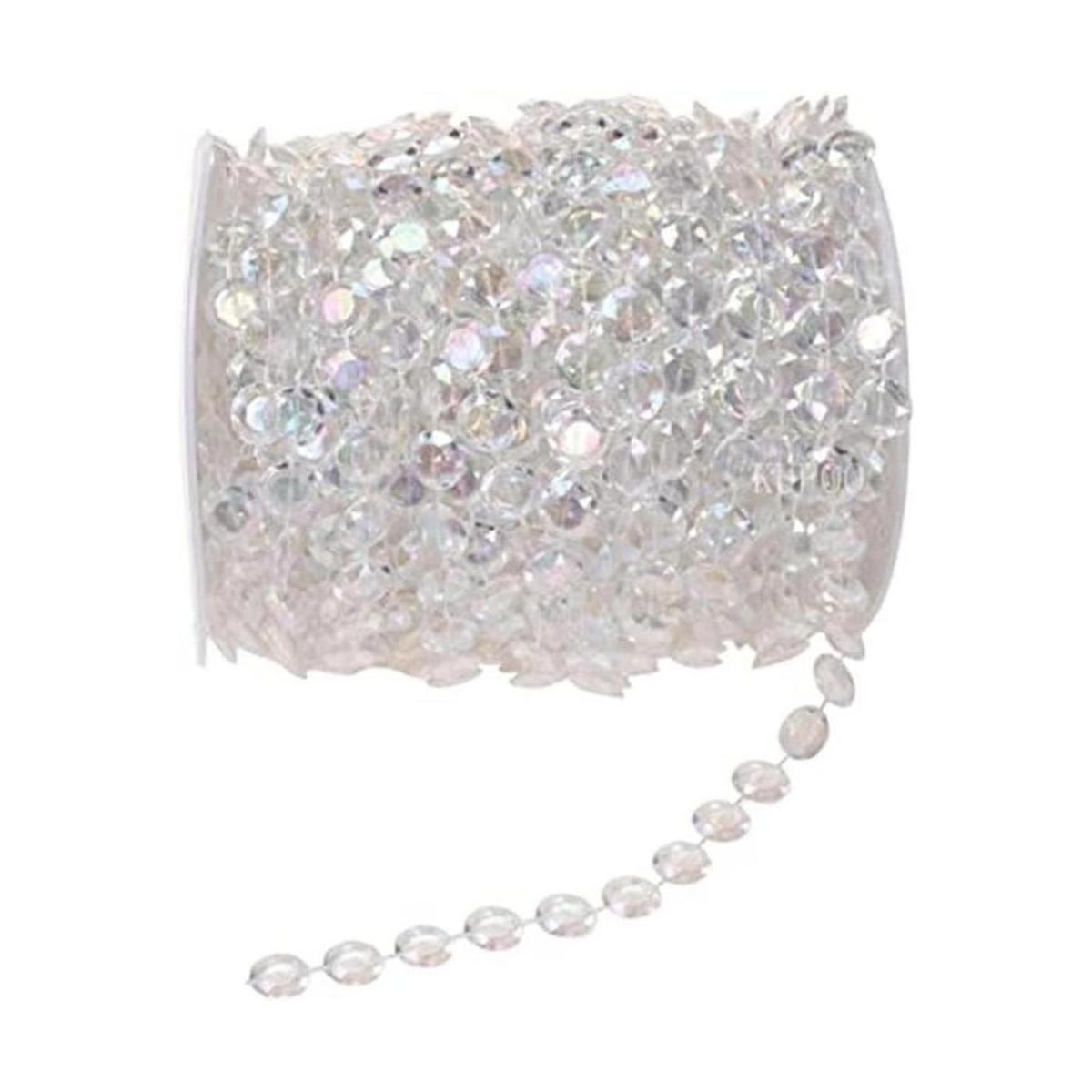 KUPOO carrete de abalorios transparentes símil cristal