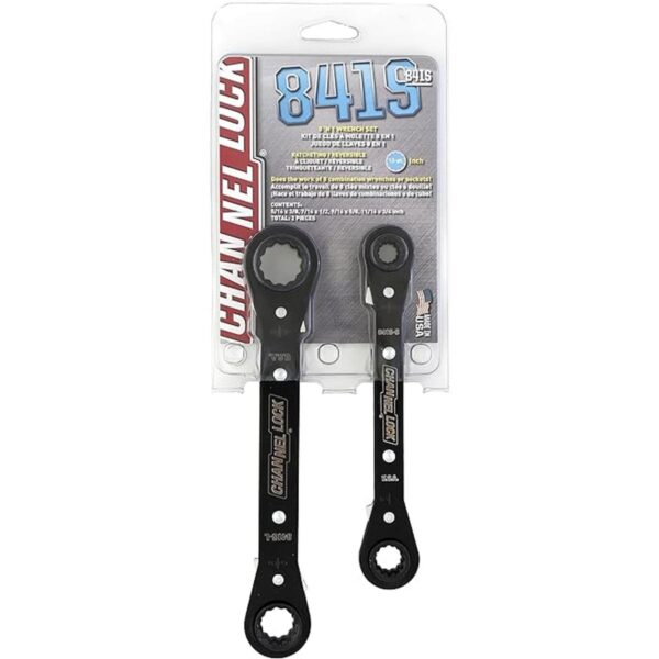 Juego de llave de trinquete Channellock 841S SAE 8n1 516_2