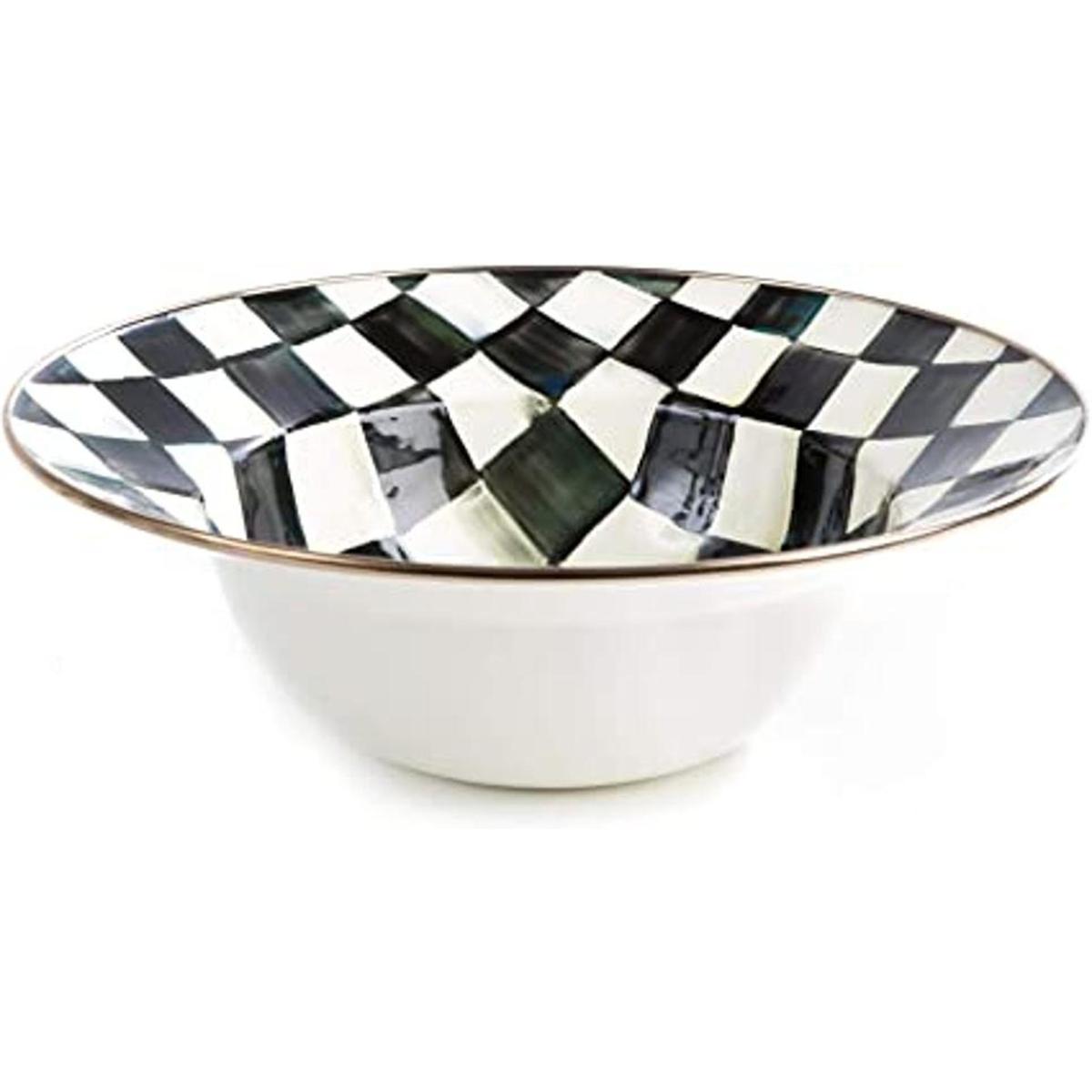 MacKenzieChilds Courtly Check Plato grande para servir de
