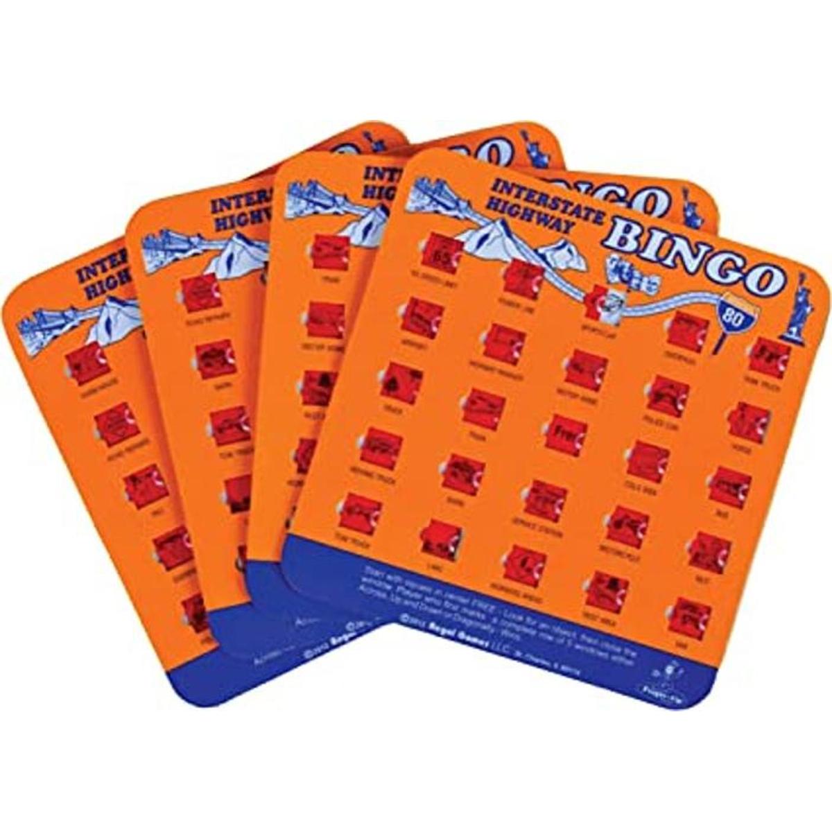 Regal Games Set de bingo original para viajes de ruta