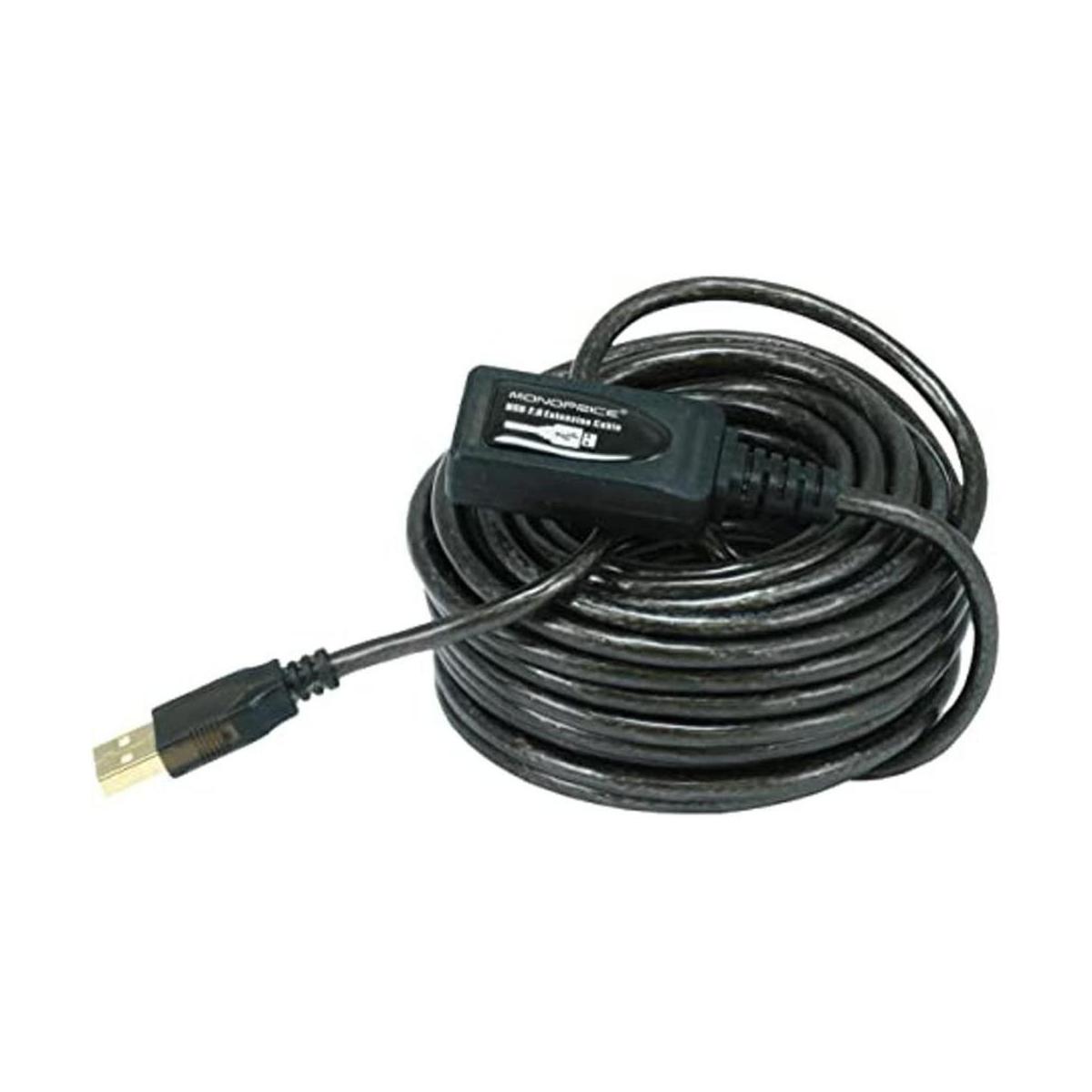 Monoprice Cable de extensión activorepetidor 32.8 ft