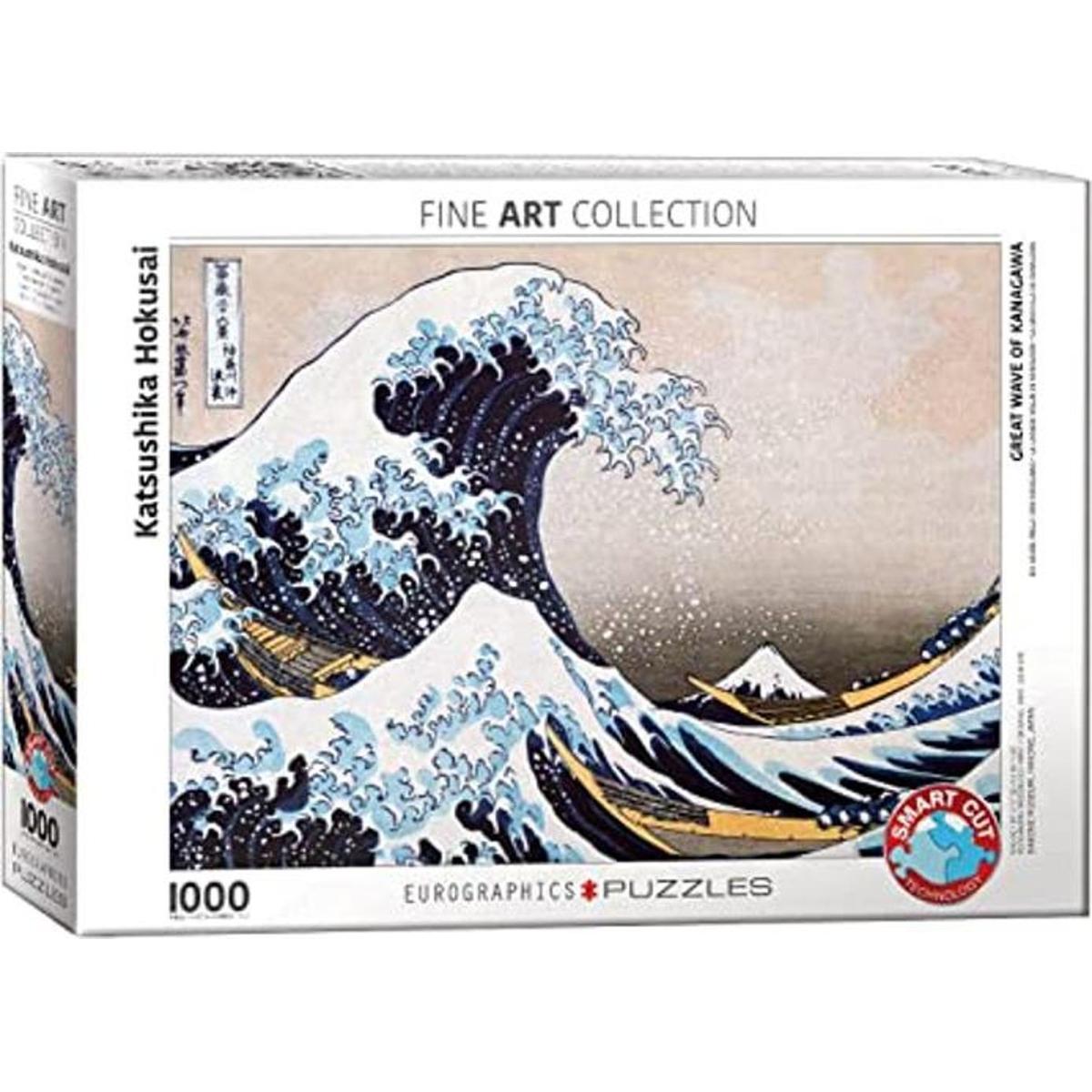 EuroGraphics Great Wave Kanagawa by Hokusai Puzzle 1000