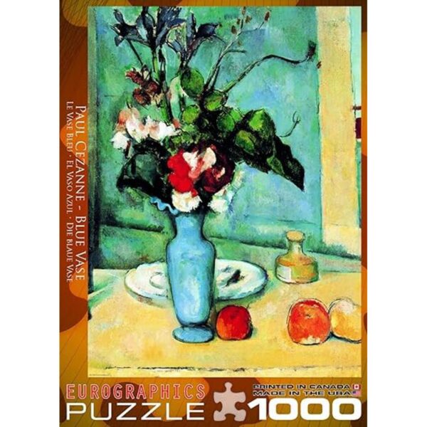 Eurographics jarrón azul por Cezanne Puzzle de 1000 piezas_4