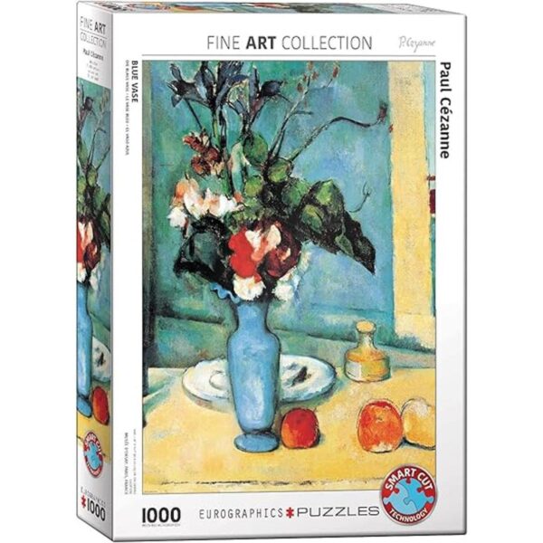 Eurographics jarrón azul por Cezanne Puzzle de 1000 piezas_1