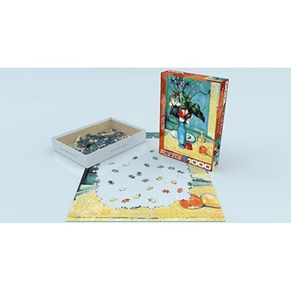 Eurographics jarrón azul por Cezanne Puzzle de 1000 piezas_3