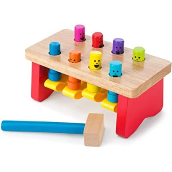 Melissa Doug juguete de taller de madera con maza_1