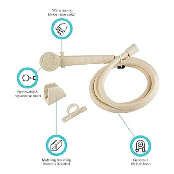 Kit Dura Faucet de cabezal de regadera y manguera_2