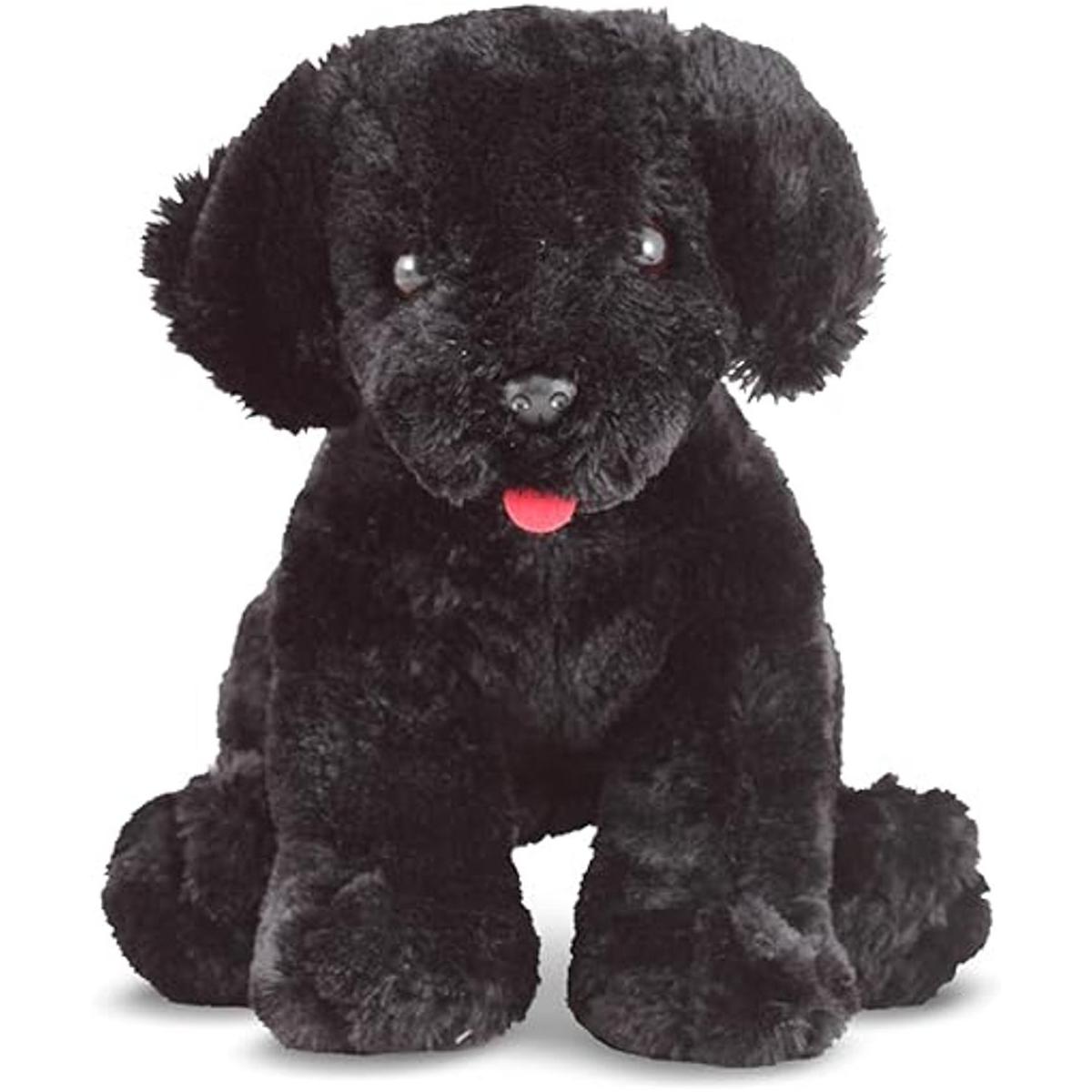 Animal de peluche Melissa Doug Benson negro cachorro