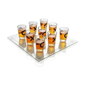 Juego de tres en raya con vasos de chupito de Maxam_1