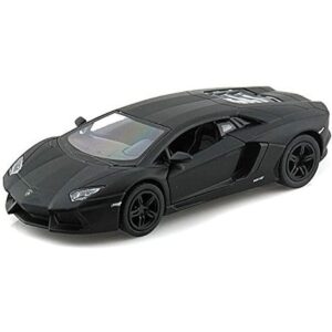 Auto a escala Lamborghini Matt Black Aventador LP 7004_1
