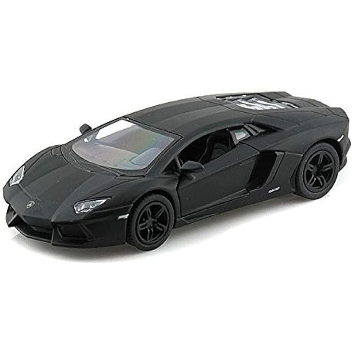 Auto a escala Lamborghini Matt Black Aventador LP 7004