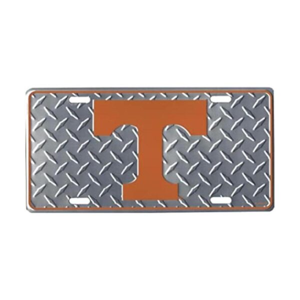 NCAA Tennessee Volunteers Diamond Plate etiqueta para coche_1