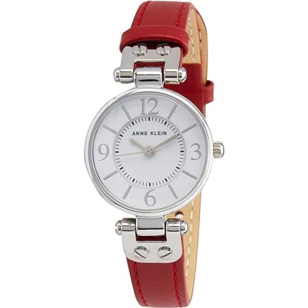 Anne Klein Reloj de pulsera para mujer con correa de piel_1