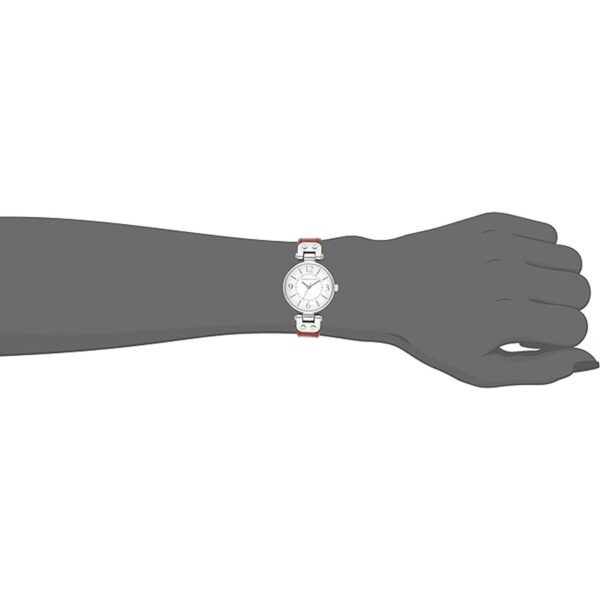 Anne Klein Reloj de pulsera para mujer con correa de piel_3