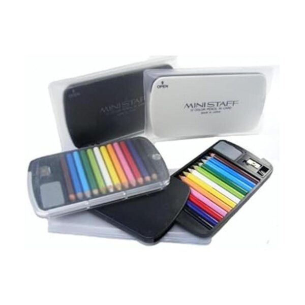 BC USA Mini lápices japoneses de colores en estuche con_5