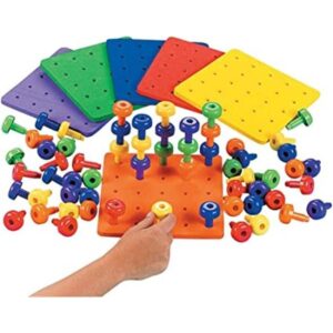 Stack it Peg Juego con junta Terapia Ocupacional autismo_1