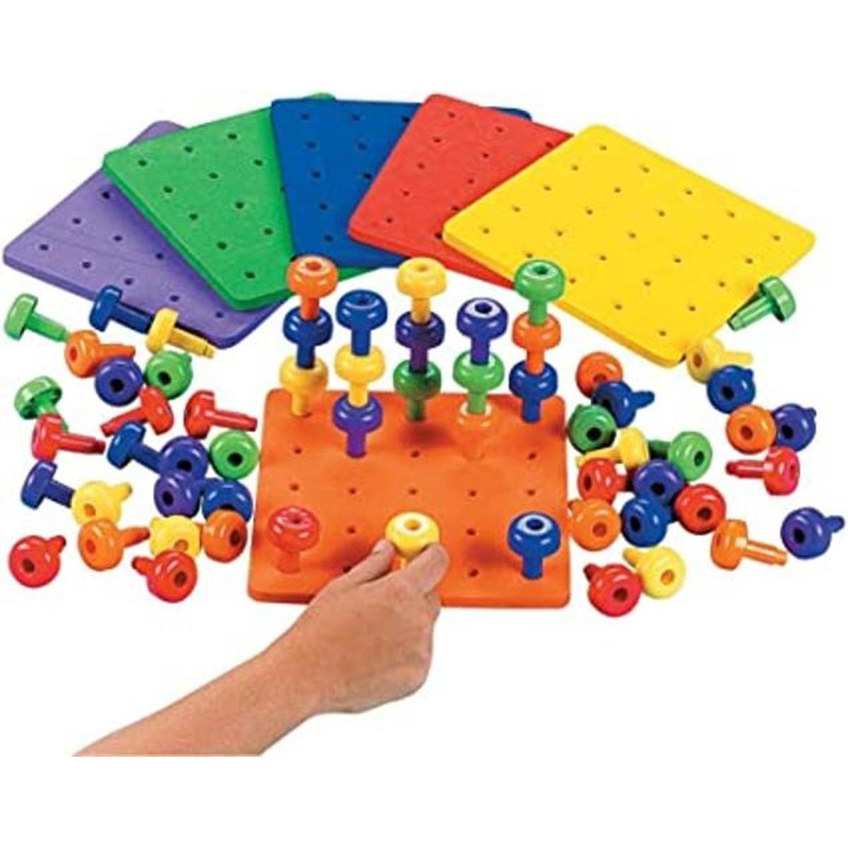 Stack it Peg Juego con junta Terapia Ocupacional autismo
