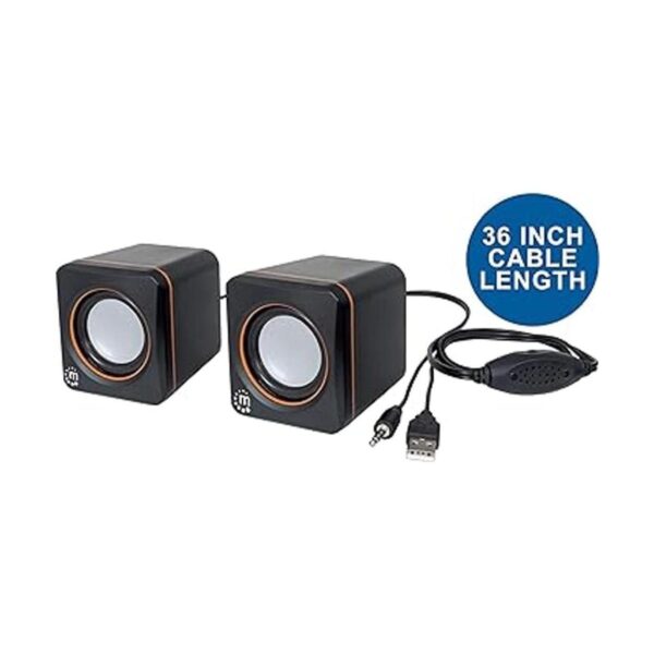 Manhattan Sistema de altavoces estéreo alimentado por USB_4