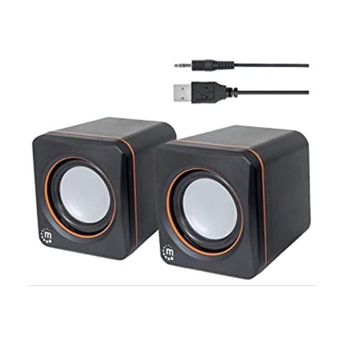 Manhattan Sistema de altavoces estéreo alimentado por USB