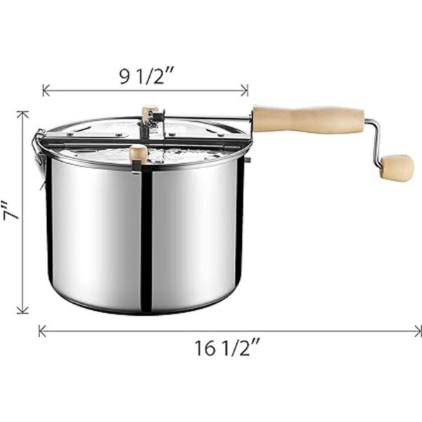 Great Northern Popcorn 6251 olla original de acero