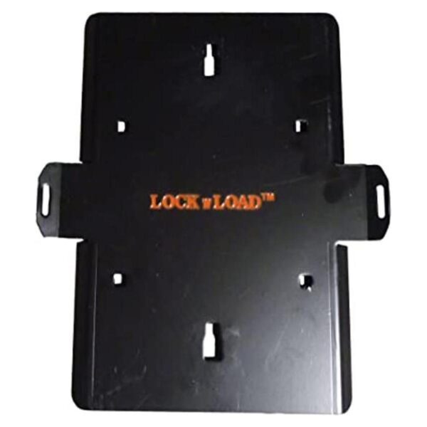 Lock n carga bk100 1 Negro Rueda Chock placa base de_1