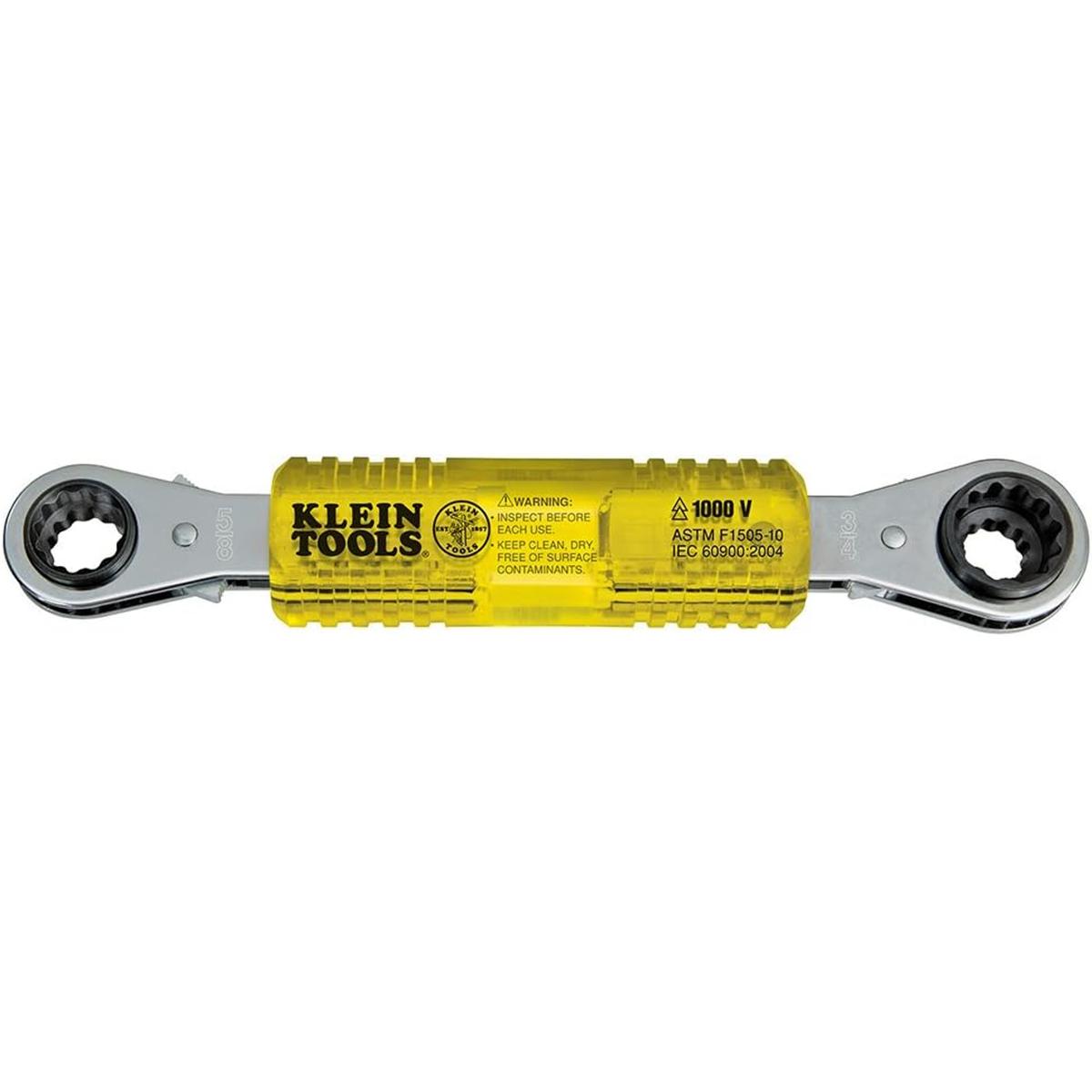 Klein Tools KT223X4INS Llave de caja 4 en 1 con aislación