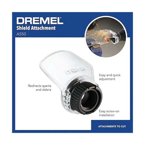 Dremel A550 Shield Kit de fijación rotativa