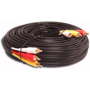Cable compuesto de audio y video 3 RCA dorado 60 pies_1