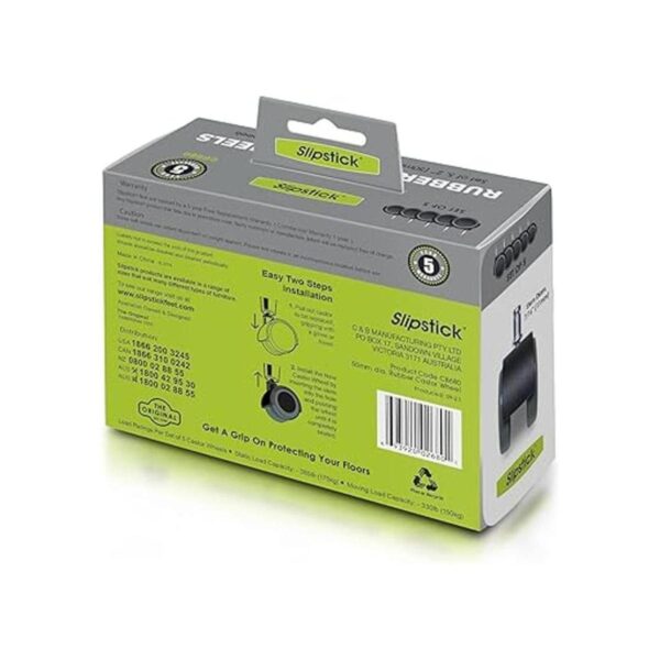 Slipstick CB680 Ruedas de goma para silla de oficina de_2