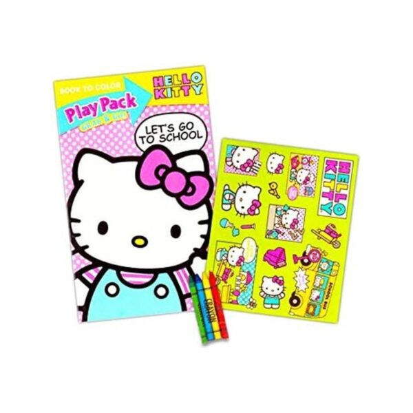 Hello Kitty Juego de libros para colorear y actividades_2
