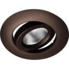 NICOR Lighting Anillo de cardán empotrable de bronce