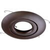 NICOR Lighting Anillo de cardán empotrable de bronce
