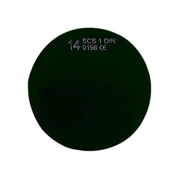 Lentes de soldadura circulares 50 mm IR sombra verde 14_1
