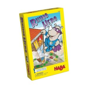 Haba Rhino Hero un heroico juego de cartas para niños de_1
