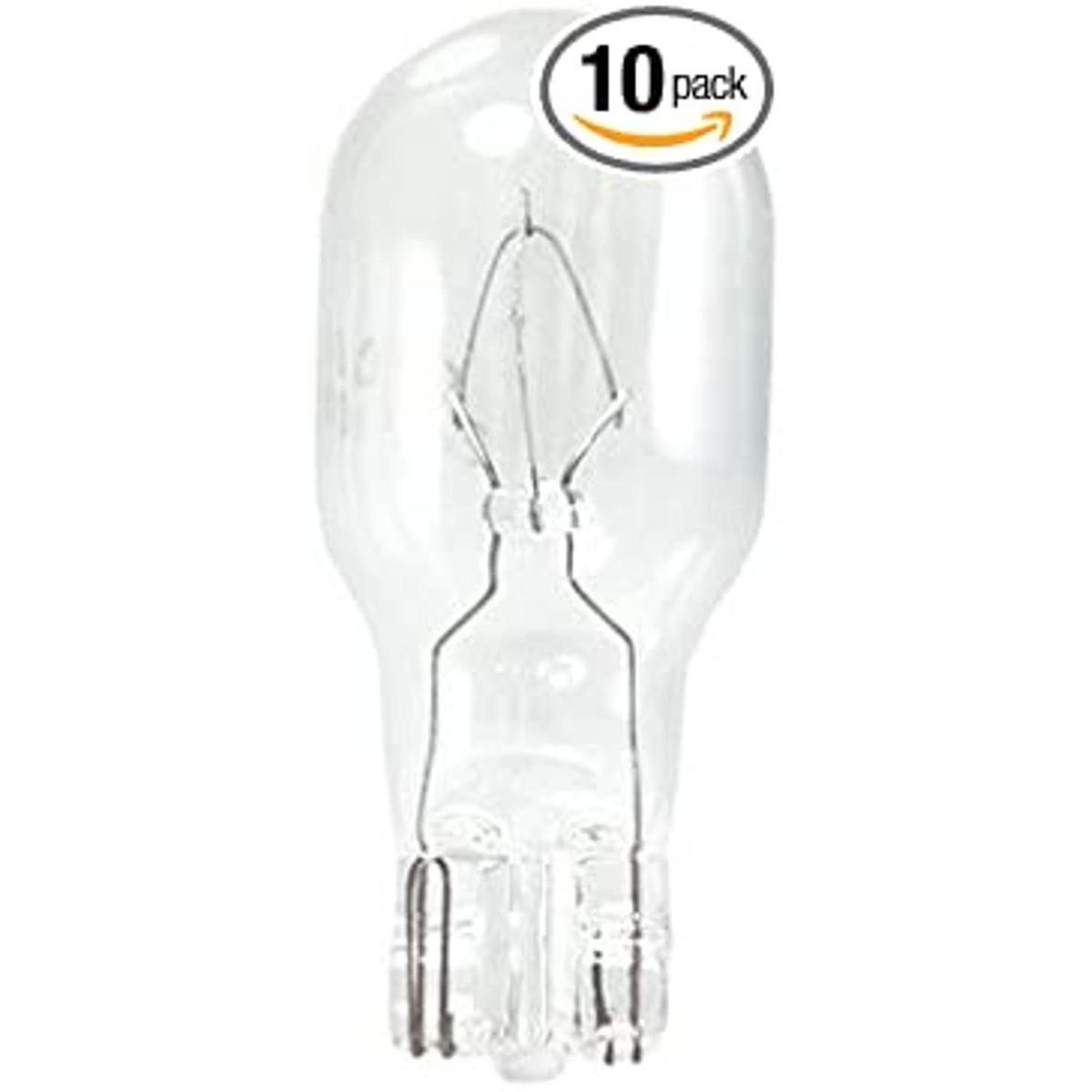 Foco de luz transparente estilo Xenón base en cuña de 12