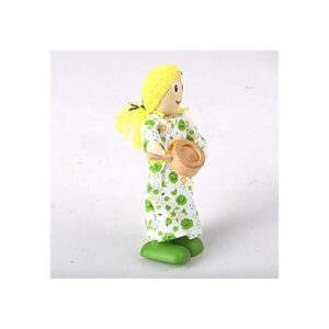 Hape Juego familiar de muñecas caucasianas para casa de_3