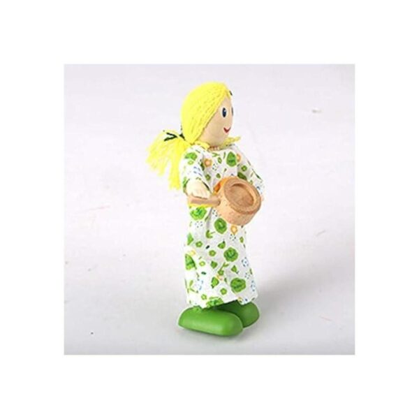 Hape Juego familiar de muñecas caucasianas para casa de_3