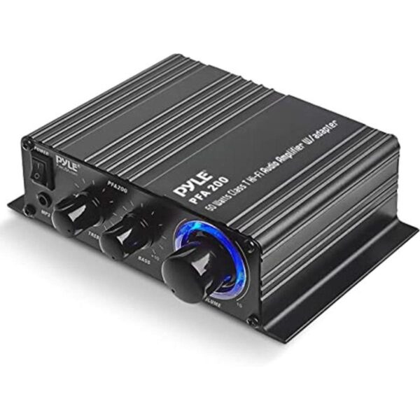 Pyle Mini amplificador de audio para el hogar receptor_1